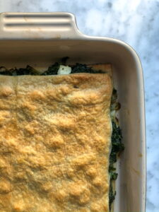 Spanakopita med butterdej