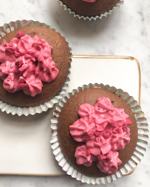 Chokolade-banan muffins uden smør