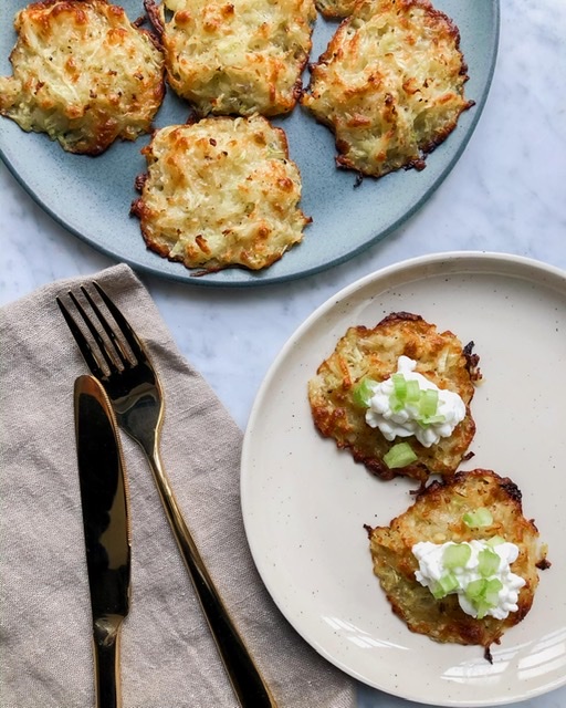 Broccolistok latkes