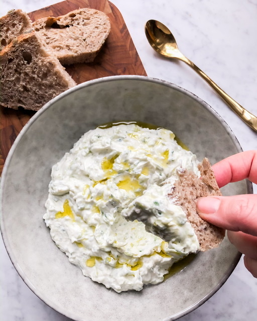 Tzatziki med brød