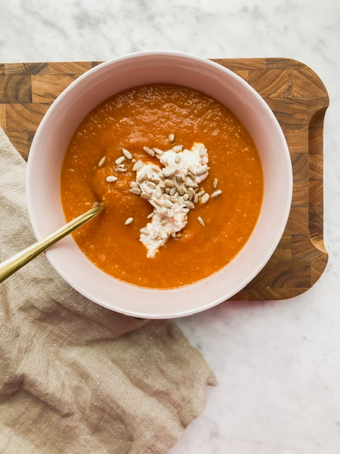 Linsesuppe med blomkål og pastinak